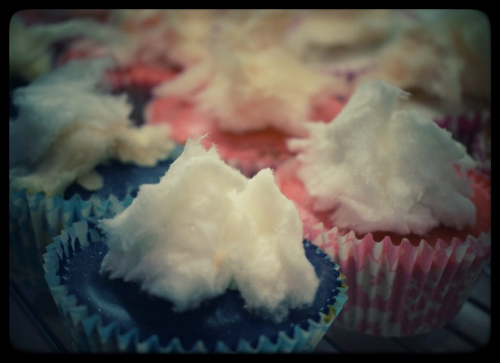 Candy floss cakes