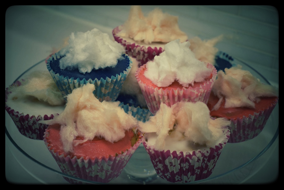Candy floss cakes